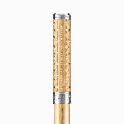 Zhen Shan Ren Wondrous Pen - Gold with Silver Finish