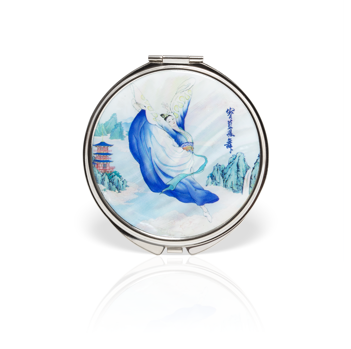 Phoenix of the Sapphire World Compact Mirror - Shen Yun Shop