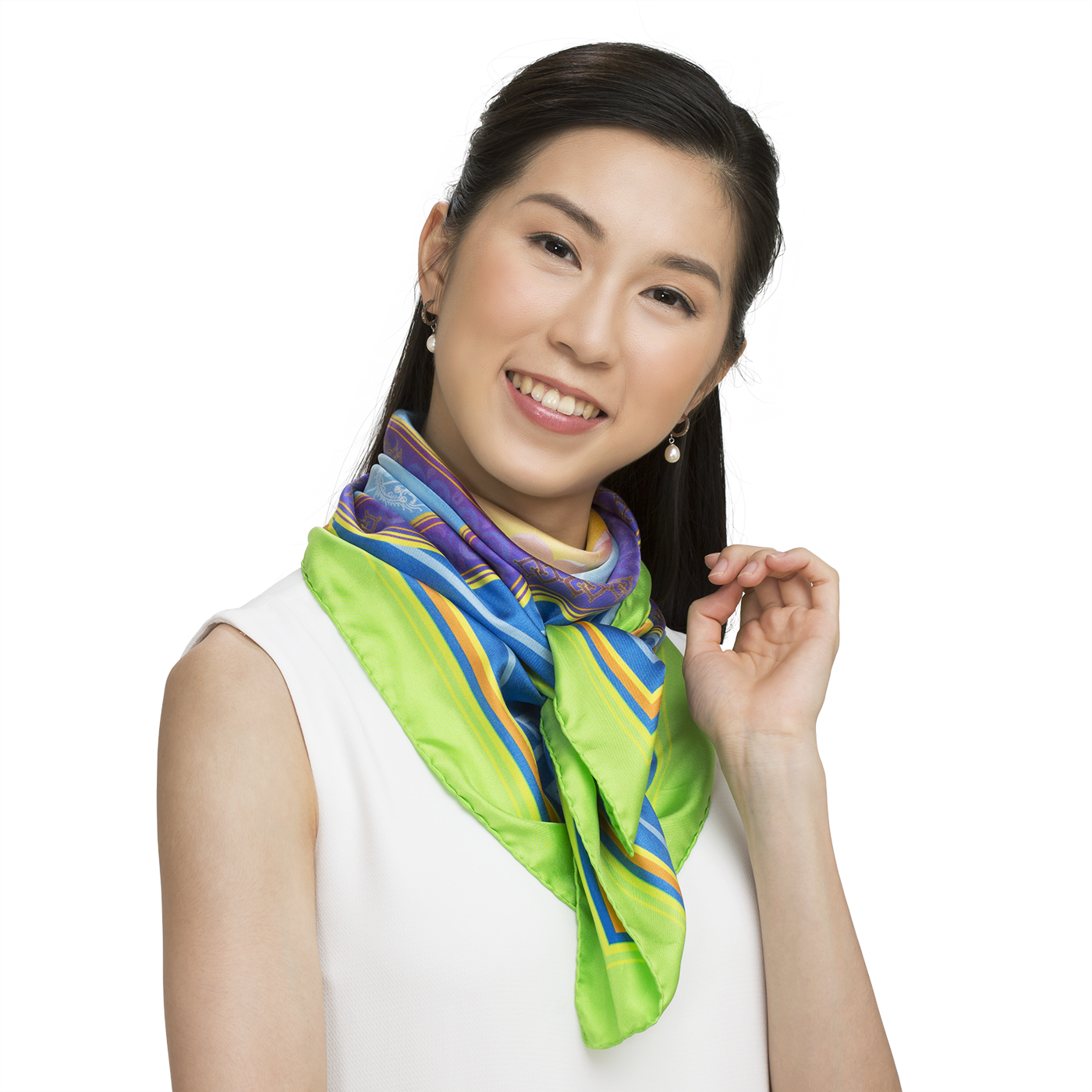 Elegance of the Yi Silk Scarf (36"x36") - Shen Yun Shop