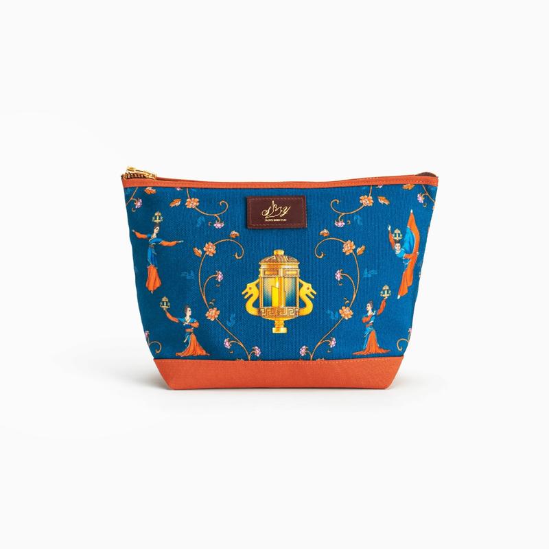 Lantern Grace Pouch - Blue