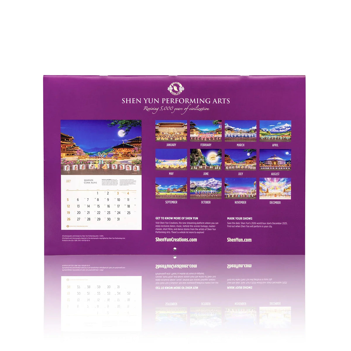 2026 Shen Yun Performance Wall Calendar