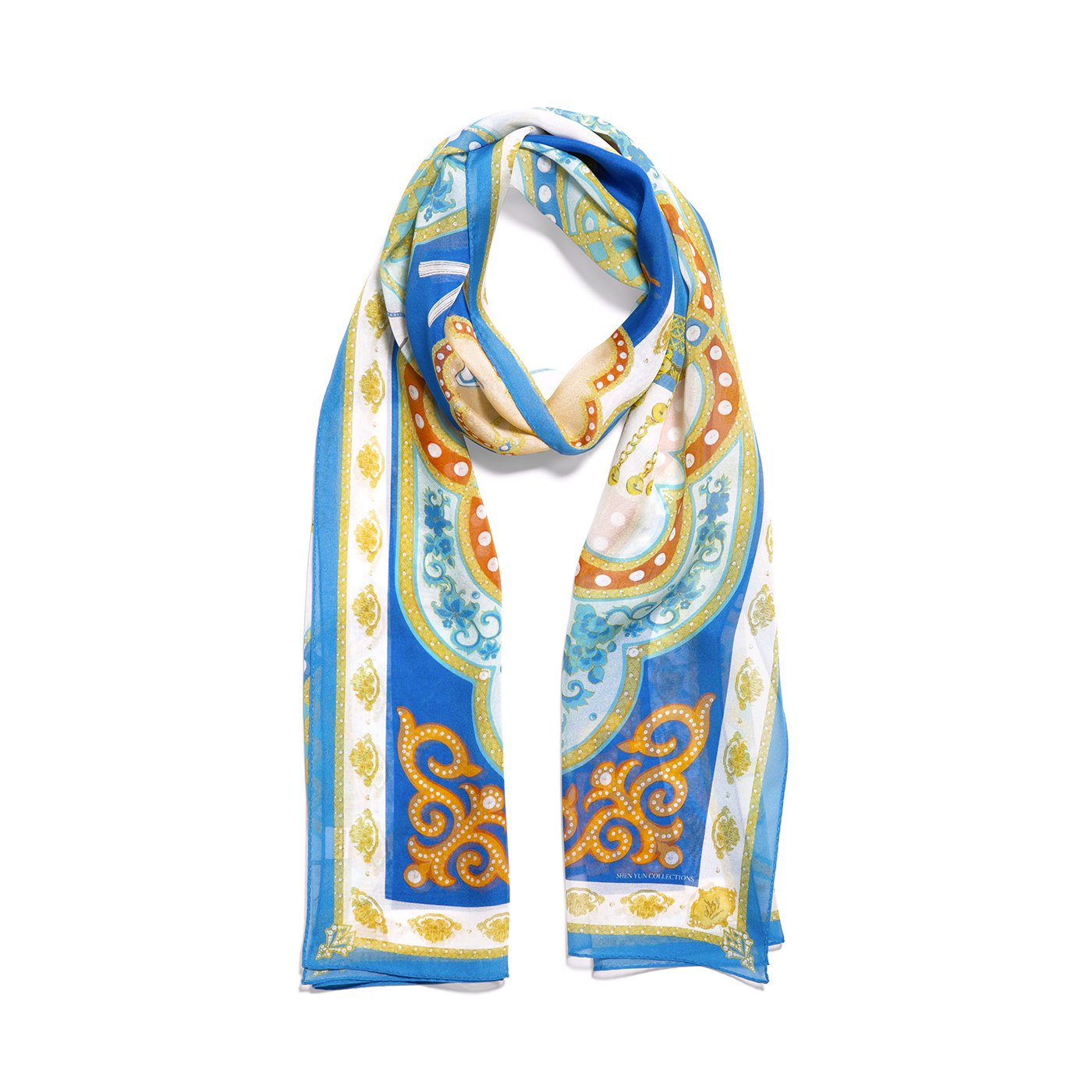 Mongolian Hospitality Silk Scarf - Chiffon - Shen Yun Shop
