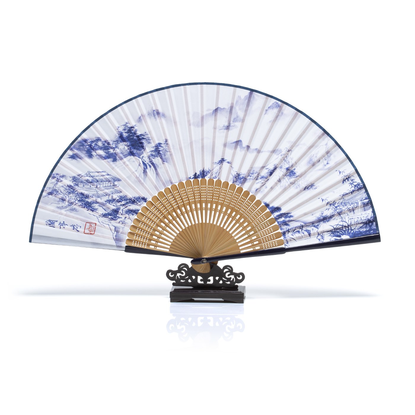 Poets of the Orchid Pavilion Fan - Shen Yun Shop