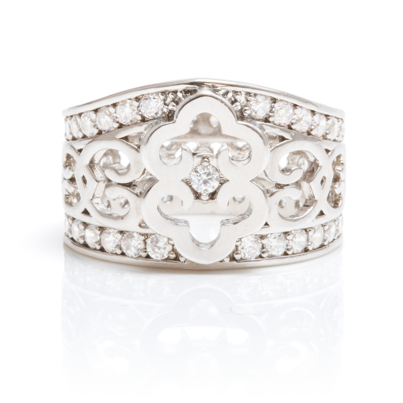 Mongolian Bowls Ring - Silver - Shen Yun Shop