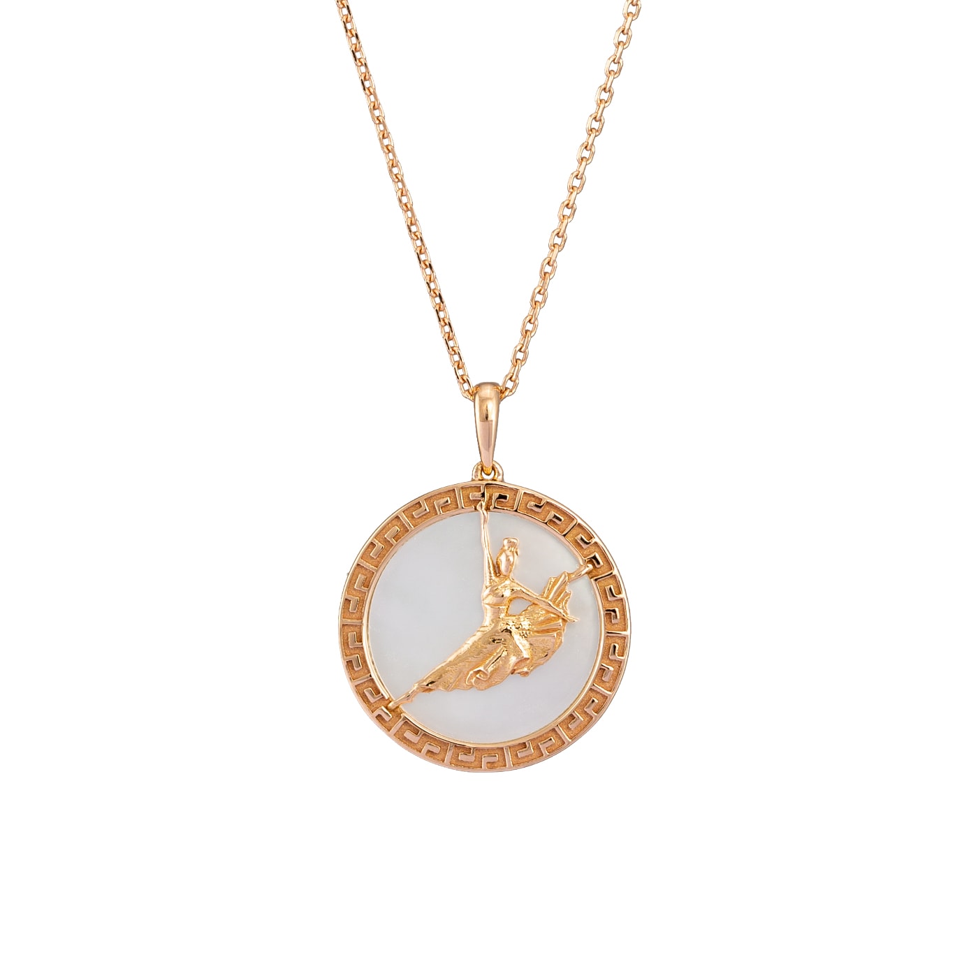 Divine Grace Fine Jewelry Pendant - White Mother of Pearl