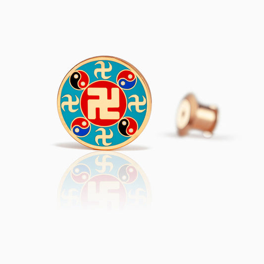 Falun Pin - Teal