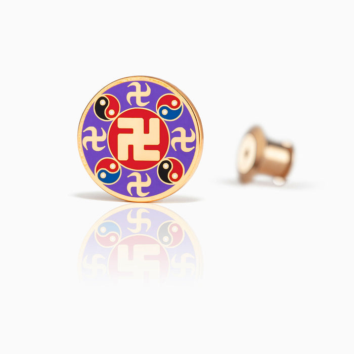 Falun Pin - Purple