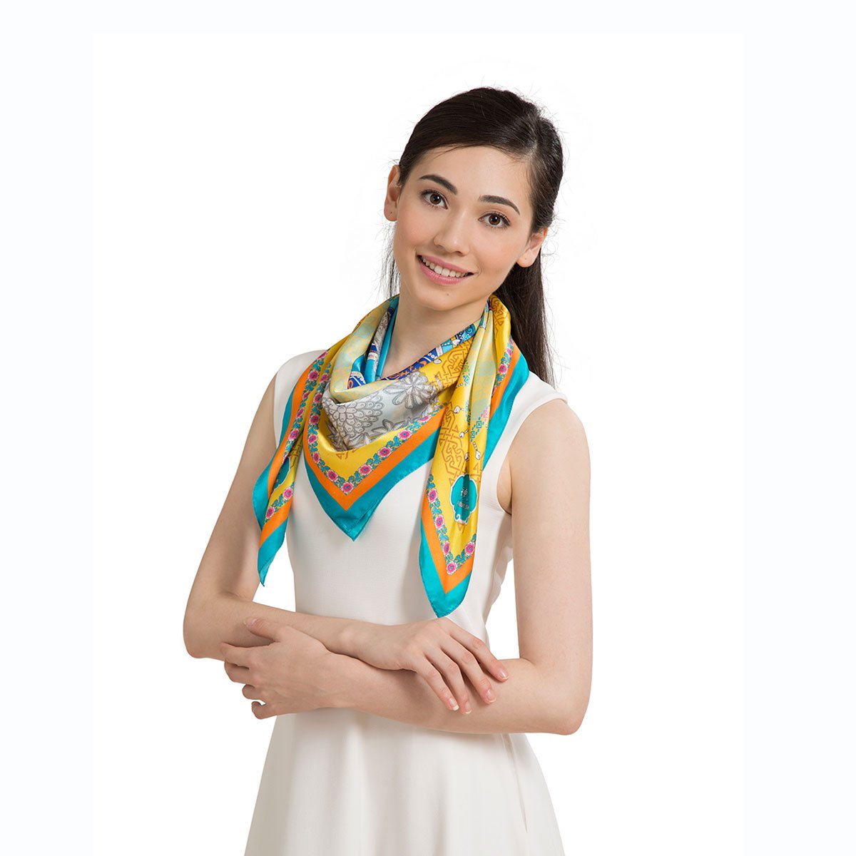 In a Miao Village Silk Scarf - Shen Yun Shop