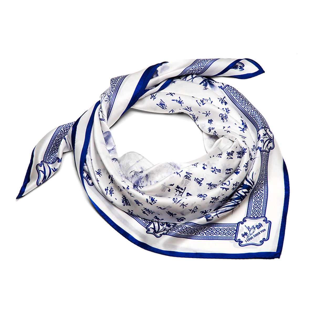 Poets of the Orchid Pavilion Silk Scarf - Shen Yun Shop