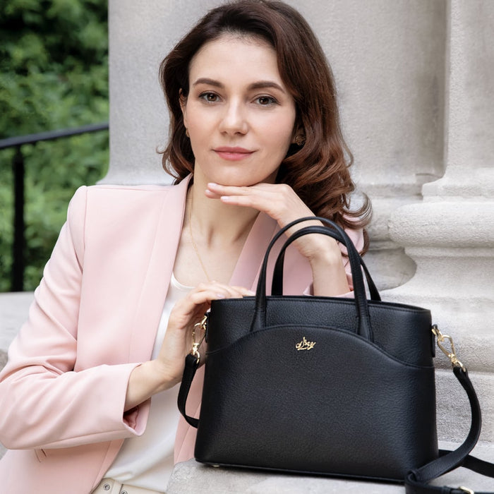 Tang Dynasty Grace Crossbody - Black